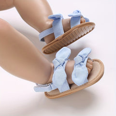 Baby Girls Bowknot Sandals Lightweight Anti Slip