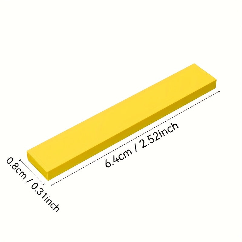 30pcs 1x8 Brick Low Wall Flat Building Blocks Toy - DIY Building Toy