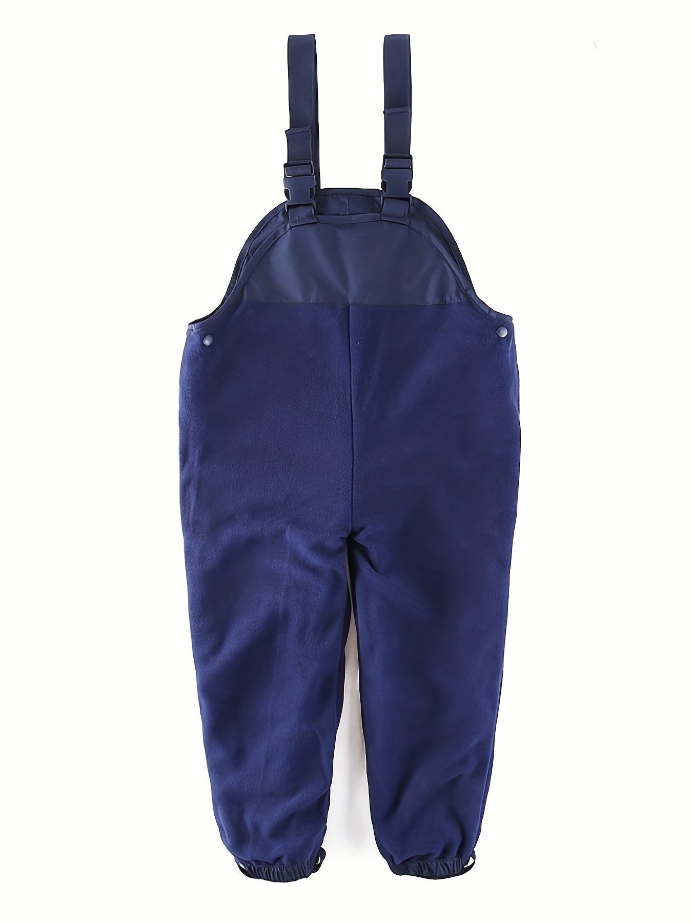 Boys Striped Fleece-Lined Rain Jumpsuit