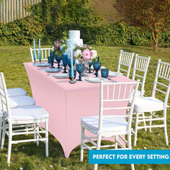 Polyester Tablecloth Elastic Table Cover Spandex Table Covers