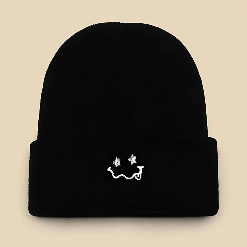 Expression Embroidered Beanie Unisex Hat - Christmas Gift