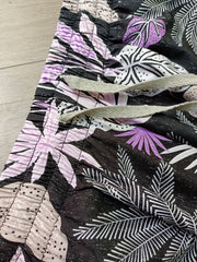 Floral Print Drawstring Loose Pants