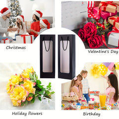 Wine Gift Bags With Window Halloween Birthday Housewarming Supplies