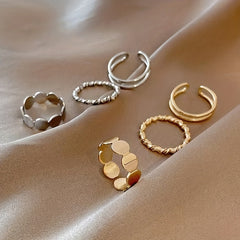 3pcs Adjustable Rings Birthday Holiday Party Gift Set