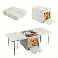 21L Collapsible Storage Box Outdoor Folding Table Camping Fishing Picnic Beach