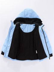 Girls Boys Winter Coat Warm Hooded Jacket