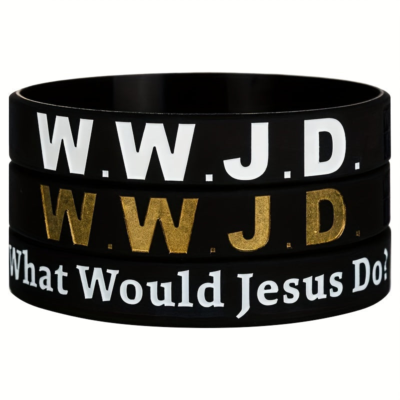 Women's Rubber Faith Blessing Wristband