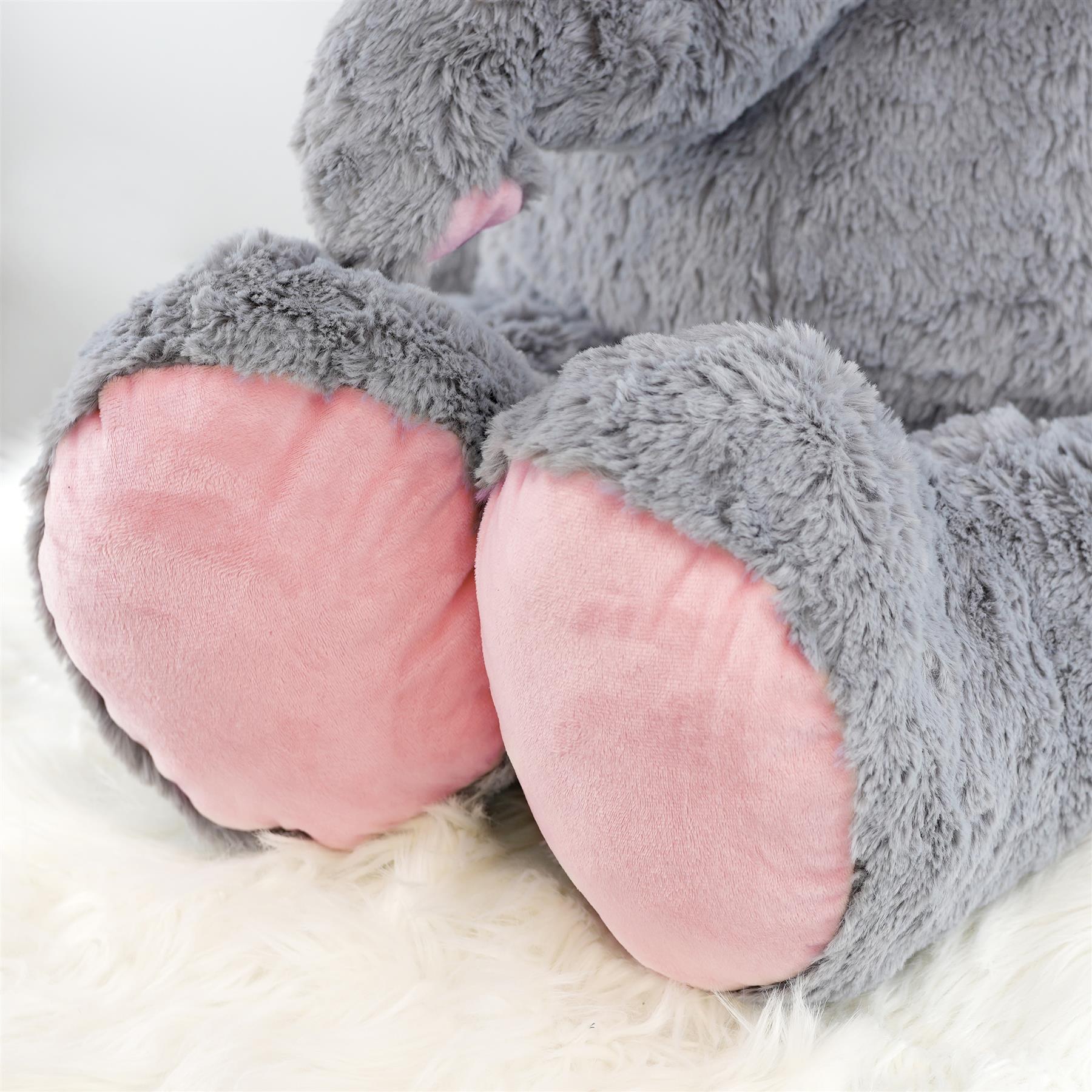Jumbo Soft Plush Elephant Giant Cuddly Toy Stuffed Teddy