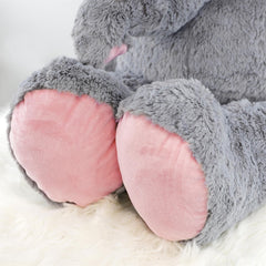 Jumbo Soft Plush Elephant Giant Cuddly Toy Stuffed Teddy