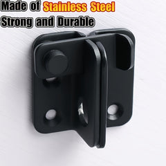 Sliding Door Lock Safety Barn Cabinet Pet Cage Garden Bathroom Garage Window