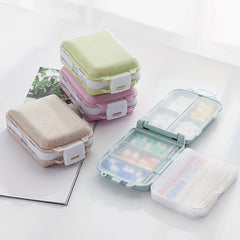 Leakproof Medicine Box, 8 Grids, Outdoor Camping Hiking Fishing
