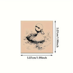50pcs Retro Animal Sketch Graffiti Stickers for Phone Cases Notebooks Helmets