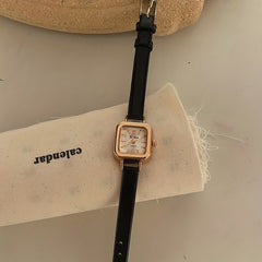 Square Wrist Watch with Thin Strap, Gift for Kids
