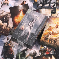 78pcs Rune Tarot Card Rider Waite Cards Board Game Toy