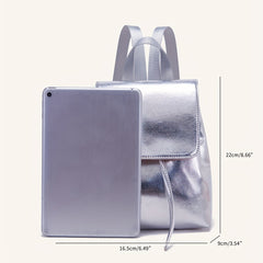 Kids Large Capacity Schoolbag Silver Travel Backpack