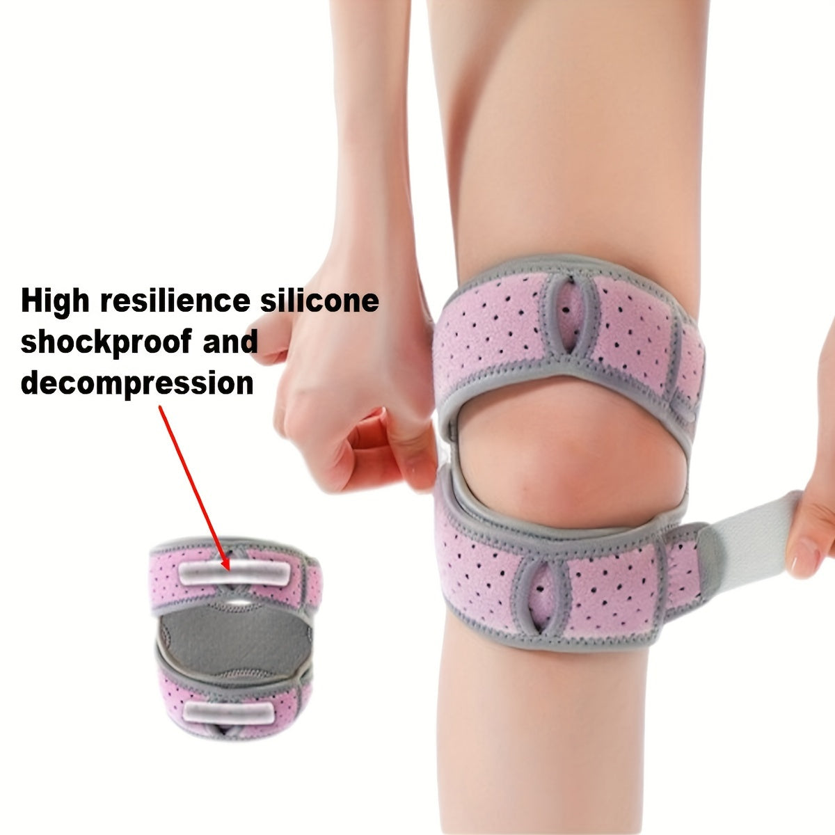 Adjustable Knee Pad for Men Women for Outdoor Sports Fitness Training