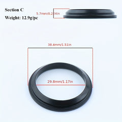 Bike Headset Base Spacer Washer 3.05-3.81cm Fork Straight Fork Acces