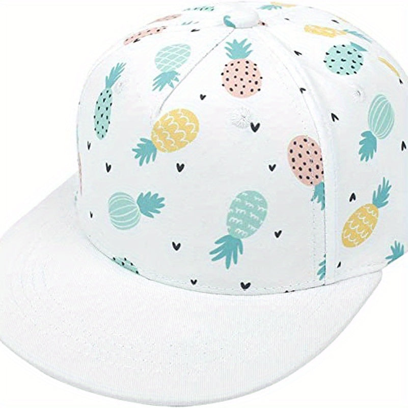 Girls Casual Hip Hop Style Cap Baseball Cap With Cartoon Print