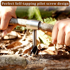 Portable Hand Auger Wrench for Camping and Outdoor Activities