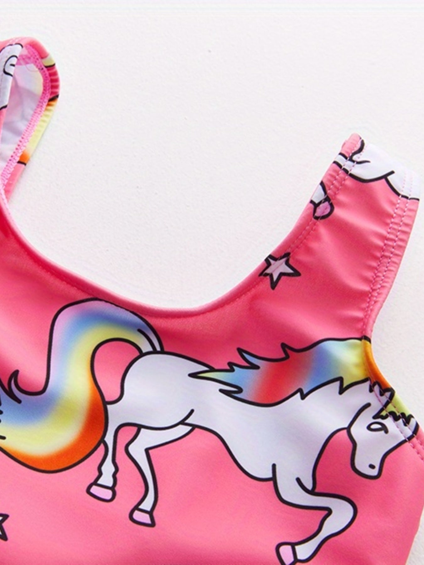 Girls' Rainbow Pony Swimsuit Ages 2-9