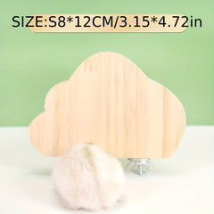 Pet Rat Wood Stand Platform Hamster Toy For Cages