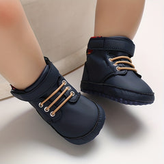 Baby Boys Toddler Anti-Slip Soft Bottom Boots, Spring/Autumn