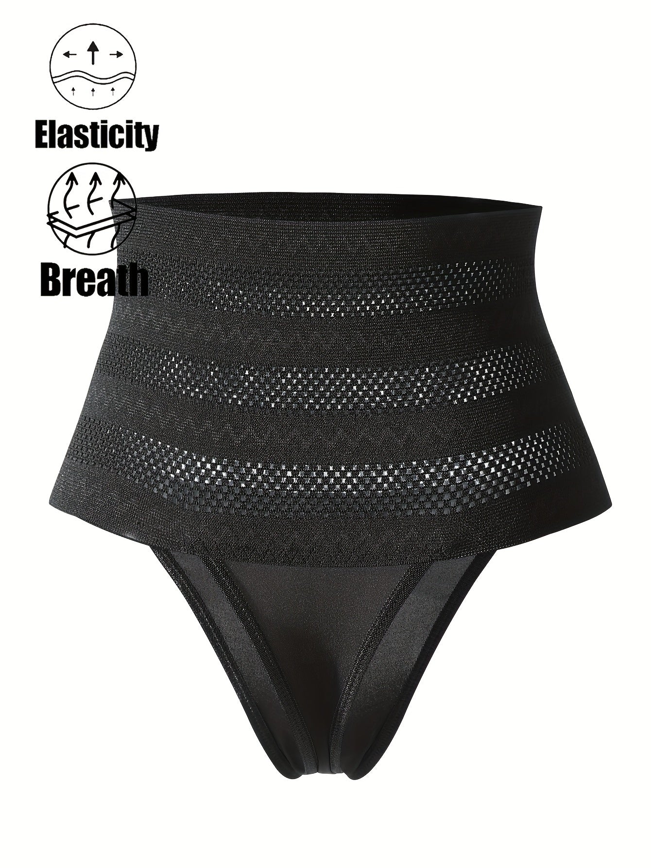 High Waist Shaping Thongs Tummy Control Slimming Panties