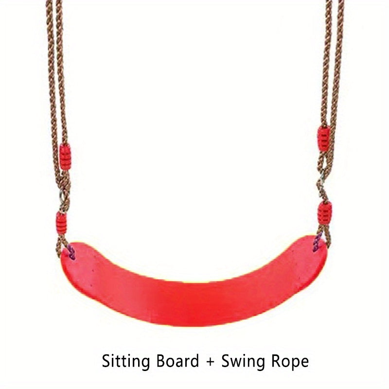 Kids Outdoor Swing Seat with Adjustable Ropes