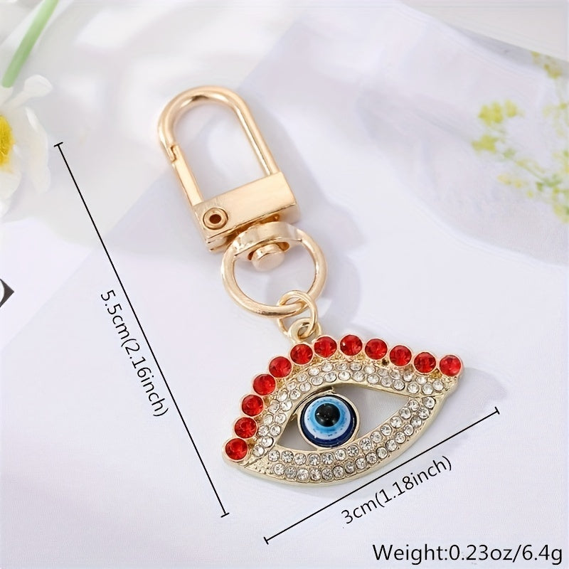 Evil Eye Keychain Car Keyring Bags Ornament Jewelry