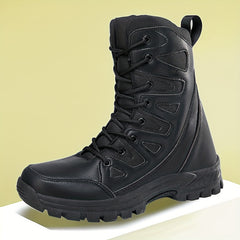 Boy's Waterproof High Top Tactical Work Boots