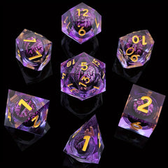Dragon's Eye Resin Dice Set for Roleplaying Board Game