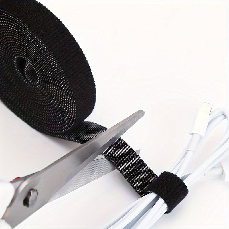 Hook And Loop Straps Reusable Double Sided Roll Organizer Fastening Tape