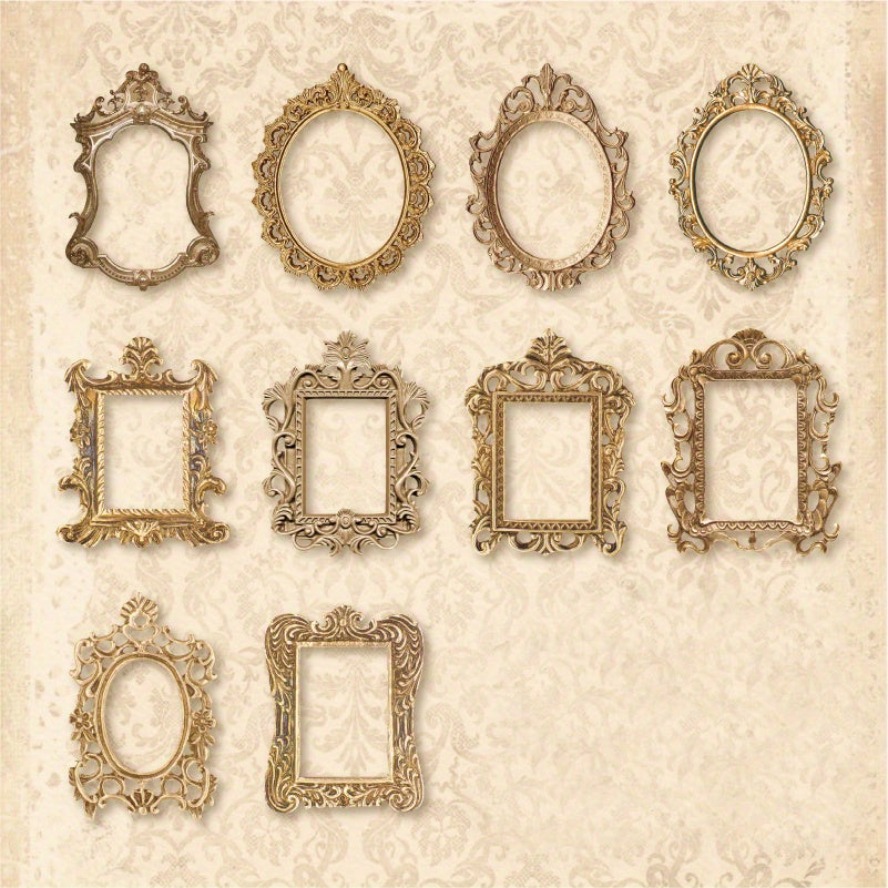 30pcs Retro Court Style Hand Account Book Collage Card DIY Decoration Set