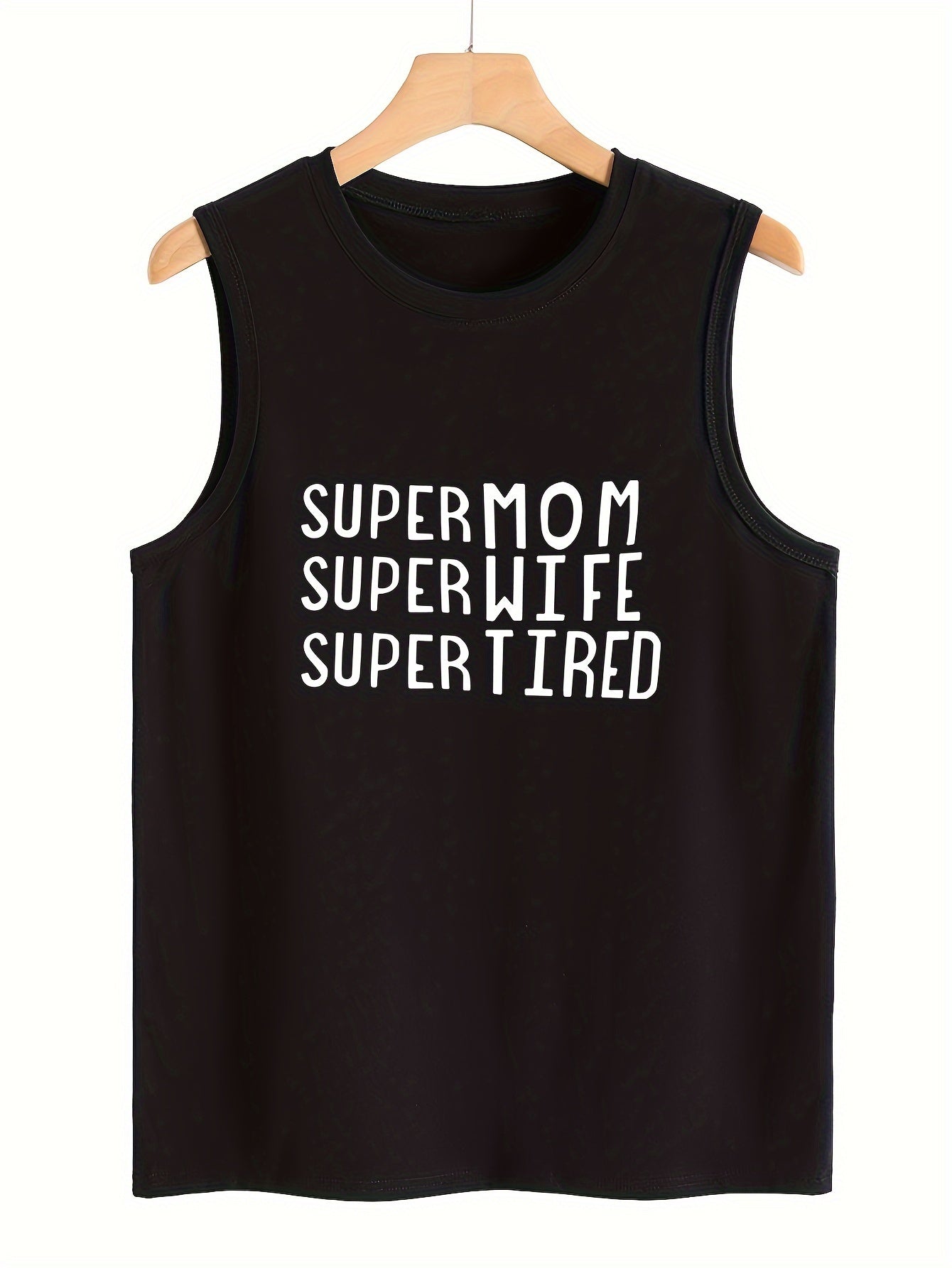 Sleeveless Sports Vest Round Neck Casual Tops Women's Activewear