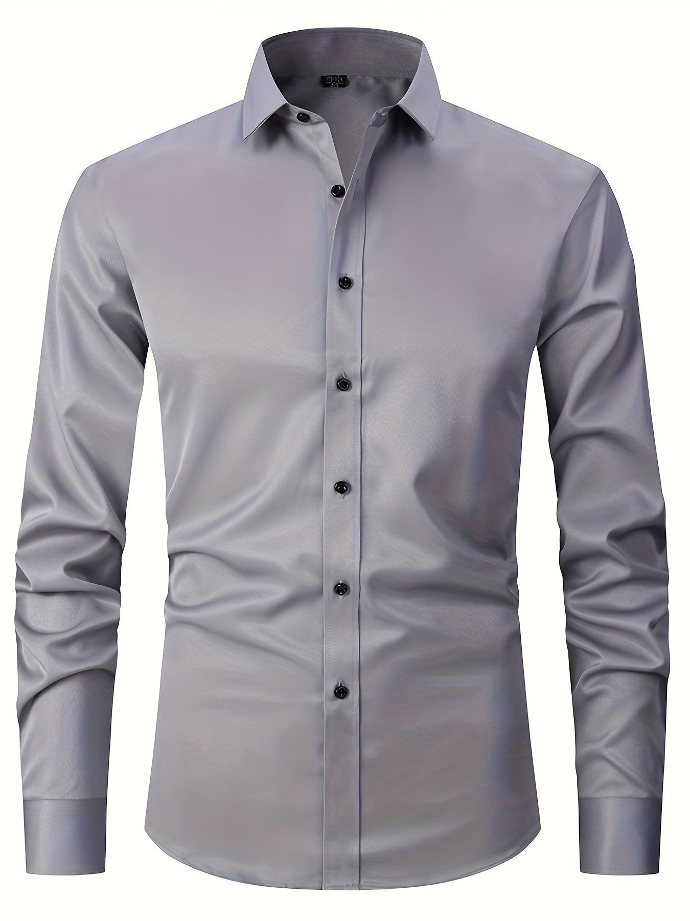 Men's Slim Fit Long Sleeve Button Up Shirt