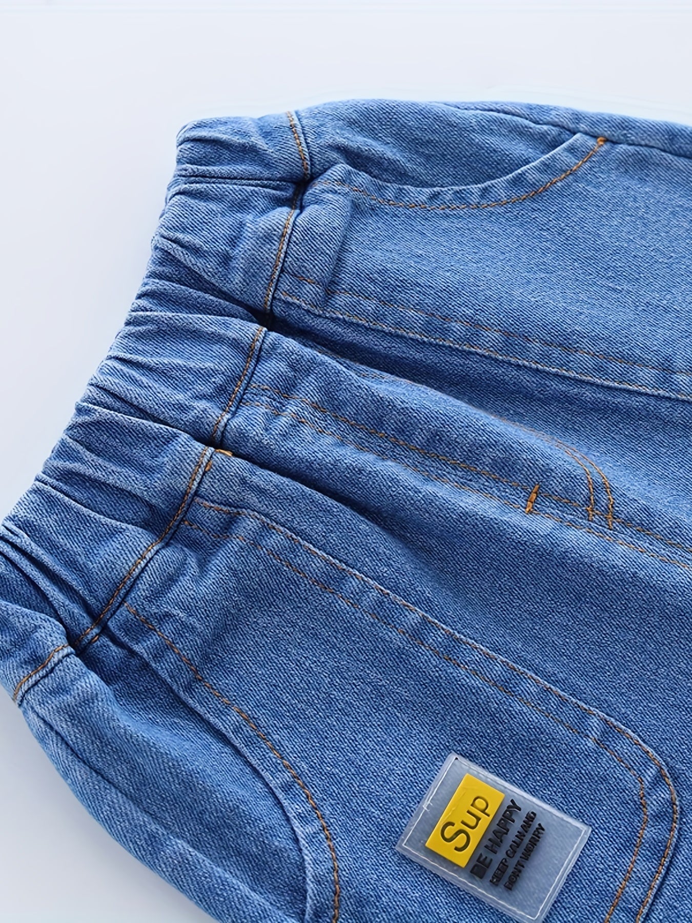 Boys Crown Embroidered Hoodie Jeans Set
