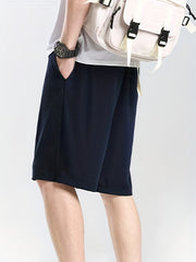 Men's Stretch Waist Drawstring Shorts with Pockets