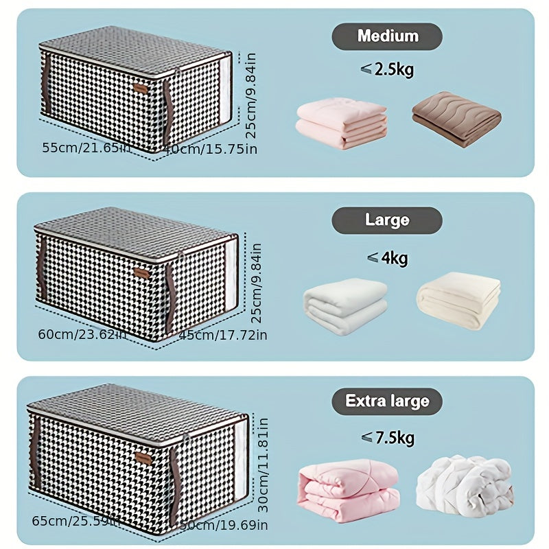 Large Capacity Cotton Quilt Bag Household Wardrobe Clothing Sorting Box