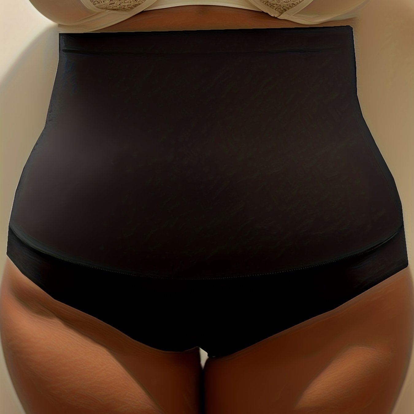 Solid Tummy Control High Rise Shapewear Panty