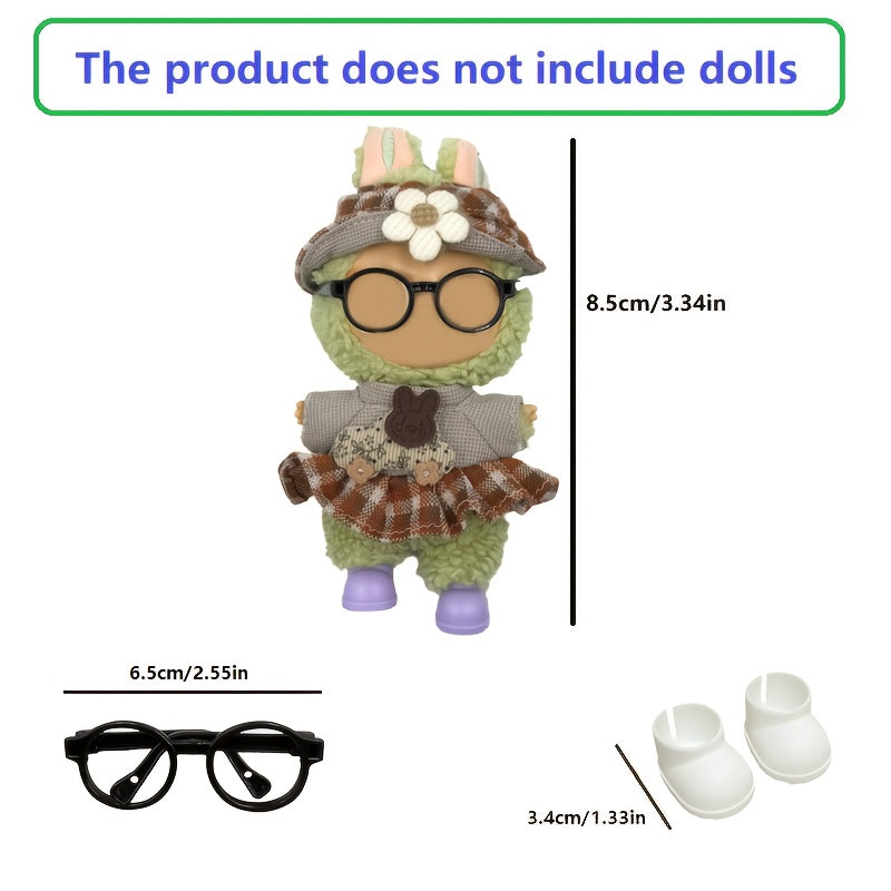 Doll Clothes Set for 6-9 inch Dolls - Complete Outfit for Girls