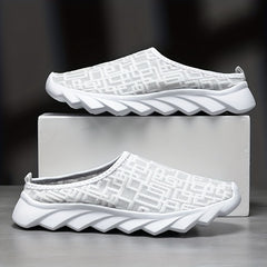 Women's Mesh Mule Sneakers Casual Slip On Outdoor Shoes