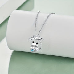 Cartoon Frog Pendant Necklace Decorative Jewelry Gift For Girls