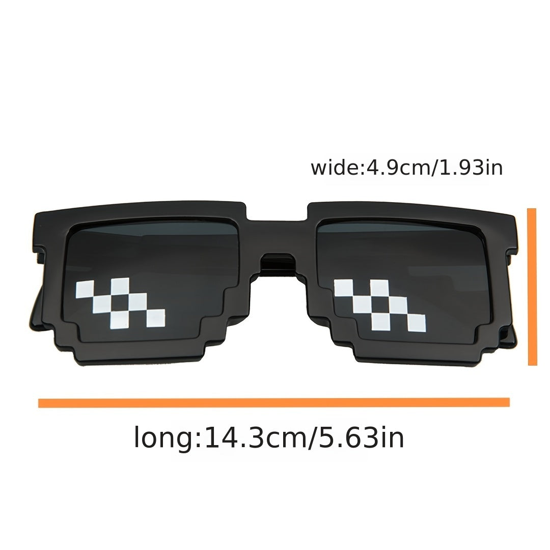 Funky Mosaic Sunglasses Funny Performance Decorative Glasses