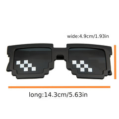 Funky Mosaic Sunglasses Funny Performance Decorative Glasses