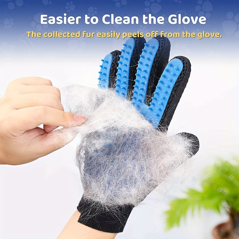 Pet Massage Gloves For Dog & Cat Dog Hair Removal Mitten Cat Hair Remover Glove