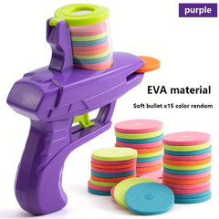 Foam Flying Saucer Launcher Toy Handheld for Indoor & Outdoor Games