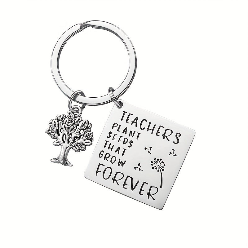 Stainless Steel Teacher's Gift Keychain Graduation For Teachers