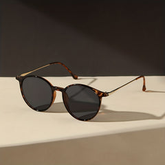Metal Round Frame Sunglasses