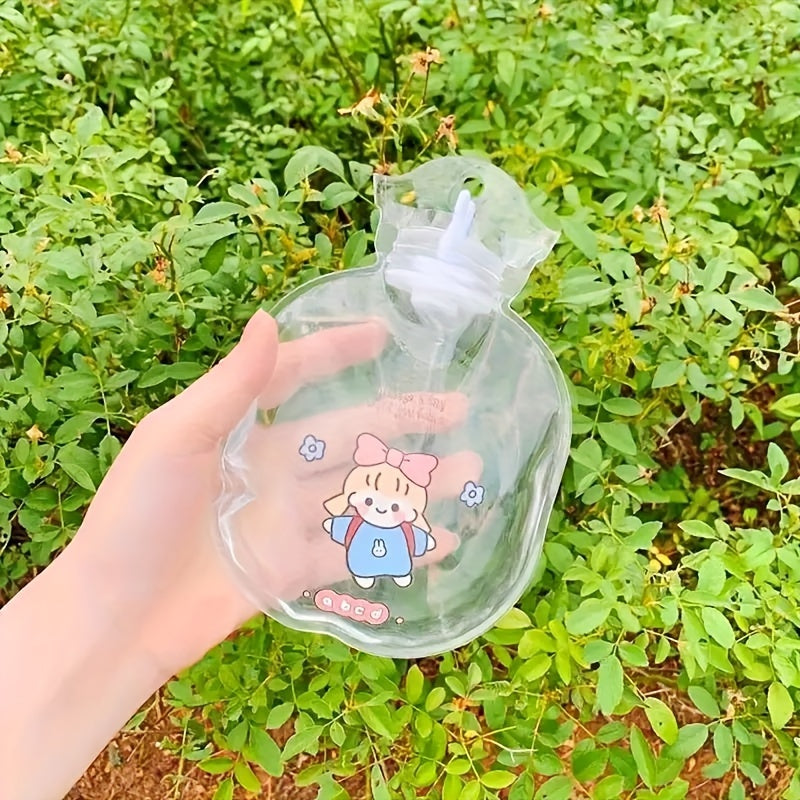 2pcs Mini Water Injection Hot Water Bag Hand Warmer