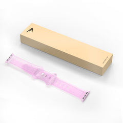 Silicone Glitter Buckle Waist Watch Band Decoration
